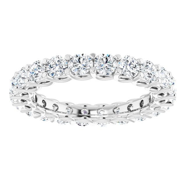 2.20 ct. Round Diamond Eternity Band-VIRABYANI